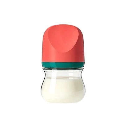 Biberón de cristal de 180 ml.